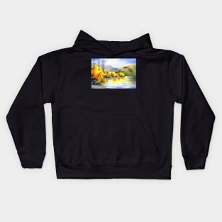 Glendhu Bay, Lake Wanaka, New Zealand Kids Hoodie